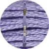 DMC Mouliné Spécial 25 Broderigarn, Ensfarvet, Blå/Lilla nuancer